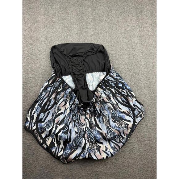 Calvin Klein Women's L Print Running Shorts Athletic Lined Drawstring Pockets - Picture 4 of 8